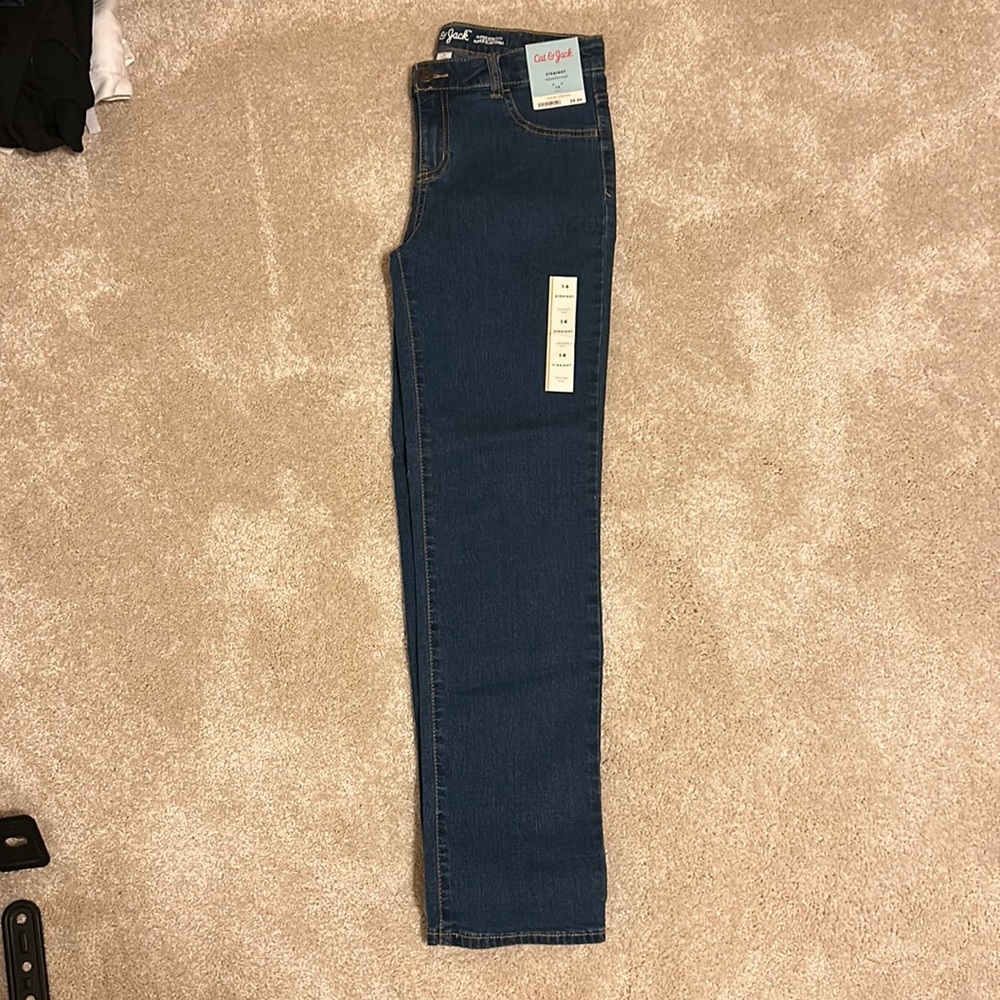 Girls Jeans Super Stretch Adjustable Waist
